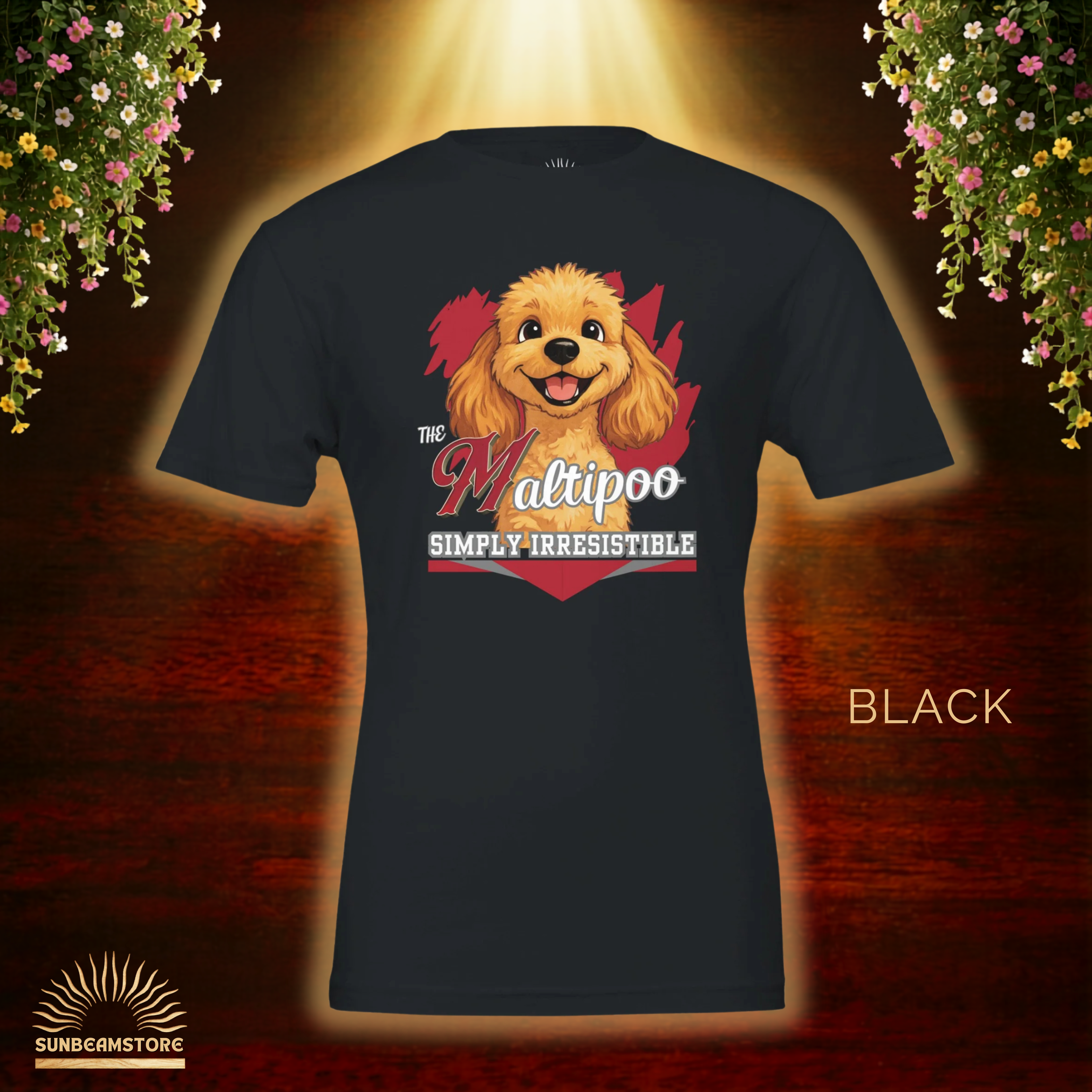 Maltipoo T-Shirt – Süßes Hundeshirt für Maltipoo Fans | Dog Lover Geschenk Premium Unisex Crewneck T-shirt | Bella + Canvas 3001