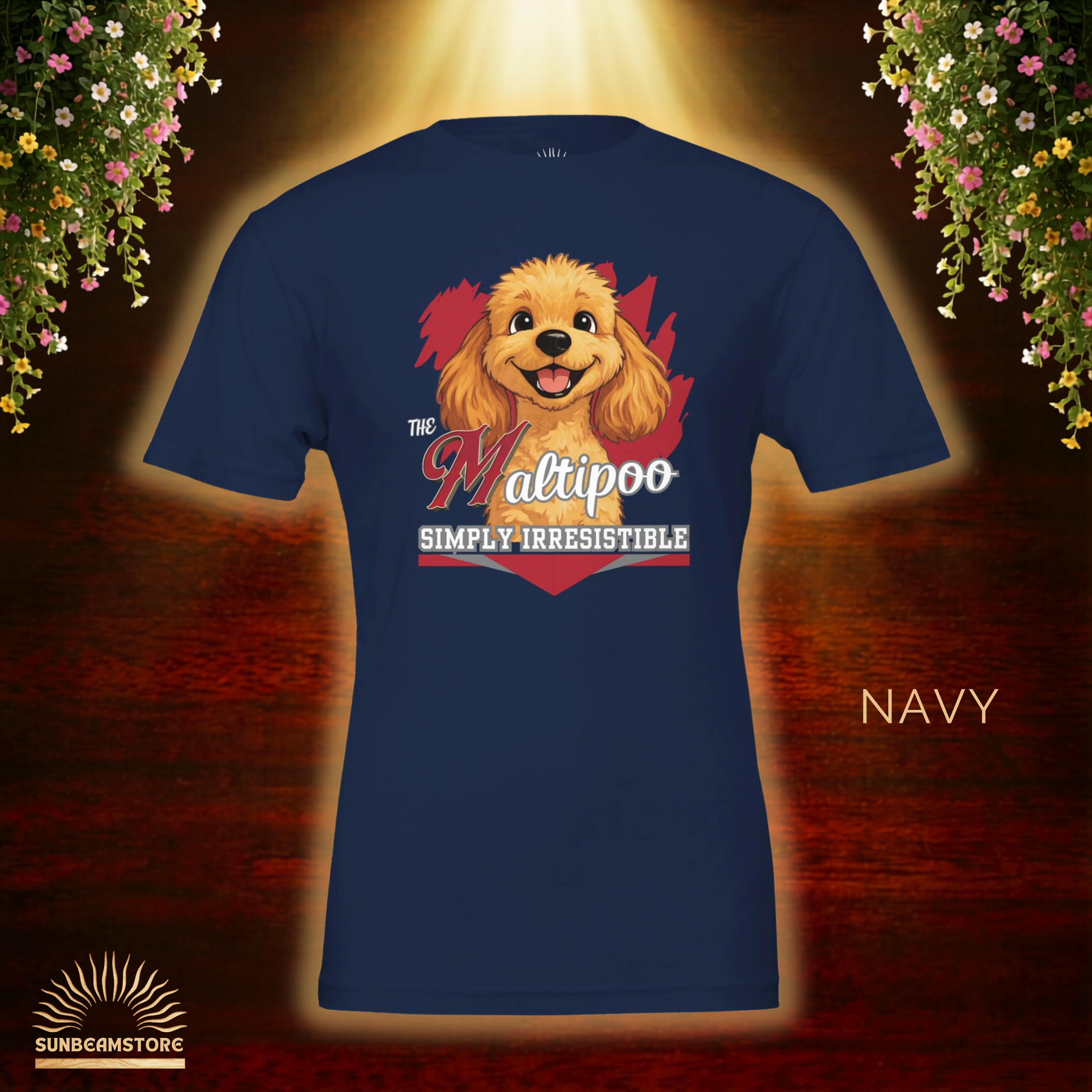 Maltipoo T-Shirt – Süßes Hundeshirt für Maltipoo Fans | Dog Lover Geschenk Premium Unisex Crewneck T-shirt | Bella + Canvas 3001
