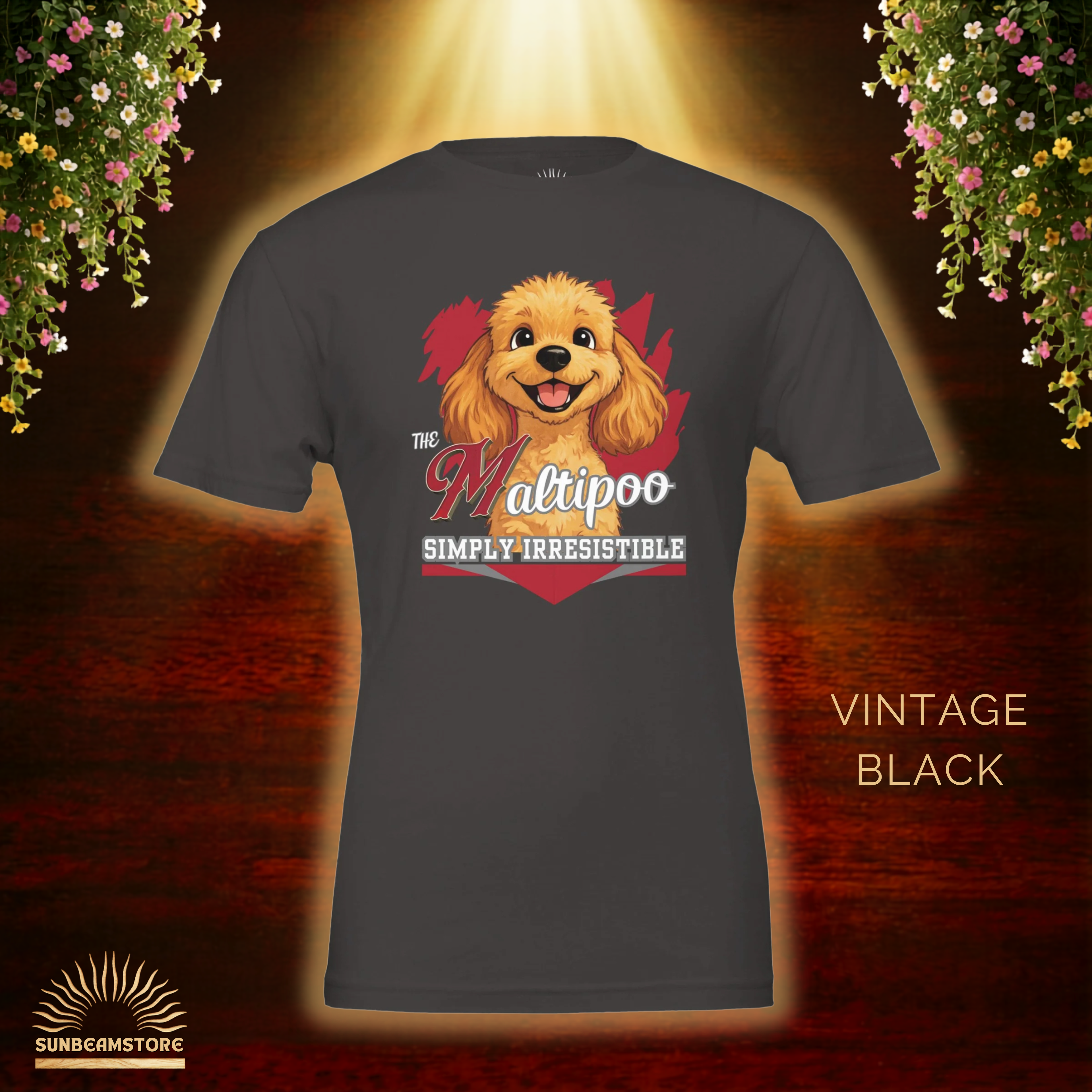 Maltipoo T-Shirt – Süßes Hundeshirt für Maltipoo Fans | Dog Lover Geschenk Premium Unisex Crewneck T-shirt | Bella + Canvas 3001
