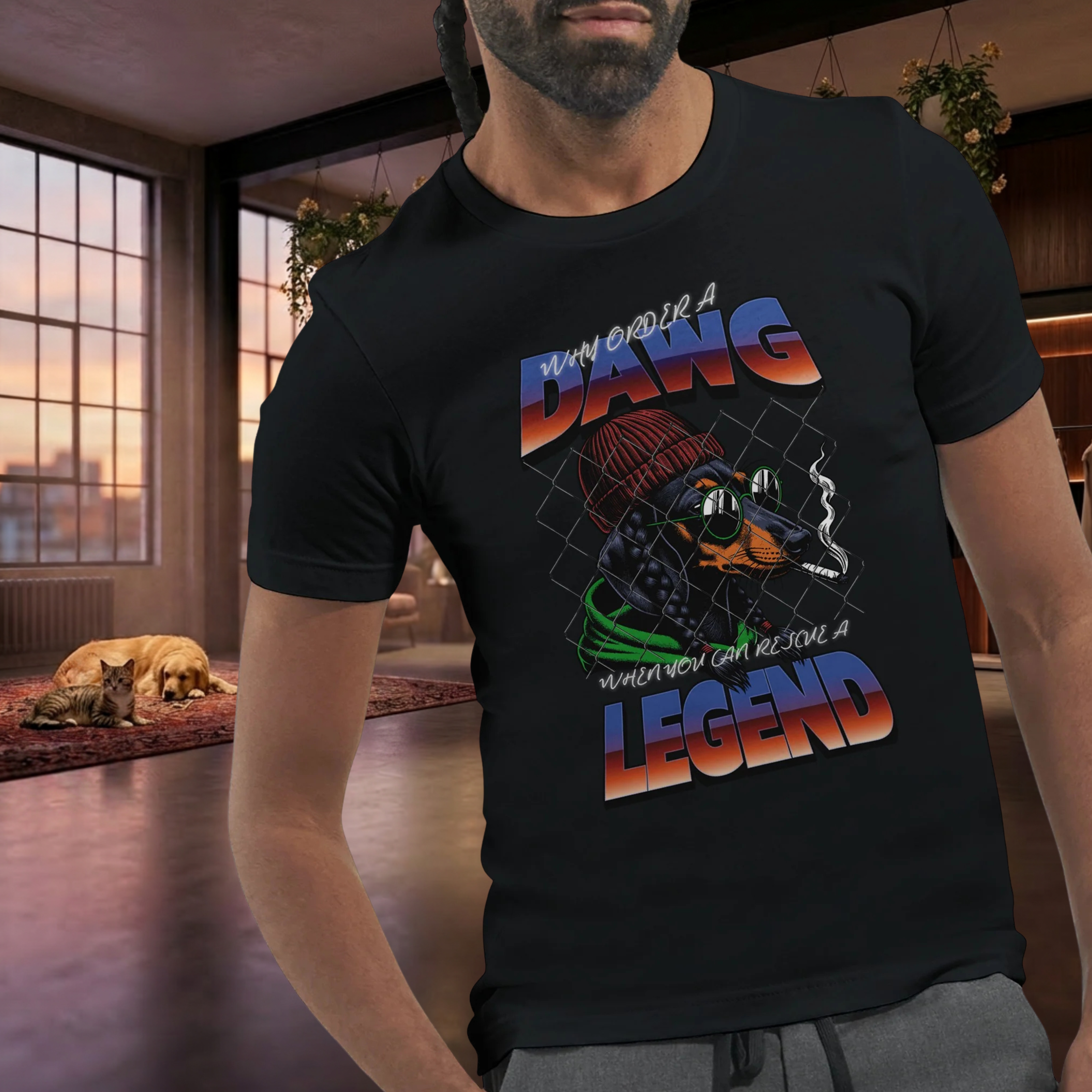 Rescue a Legend Shirt – Adopt Don’t Shop T-Shirt, Mischlingshund Geschenk, Tierheim Hund Shirt, Hundeliebhaber Streetwear