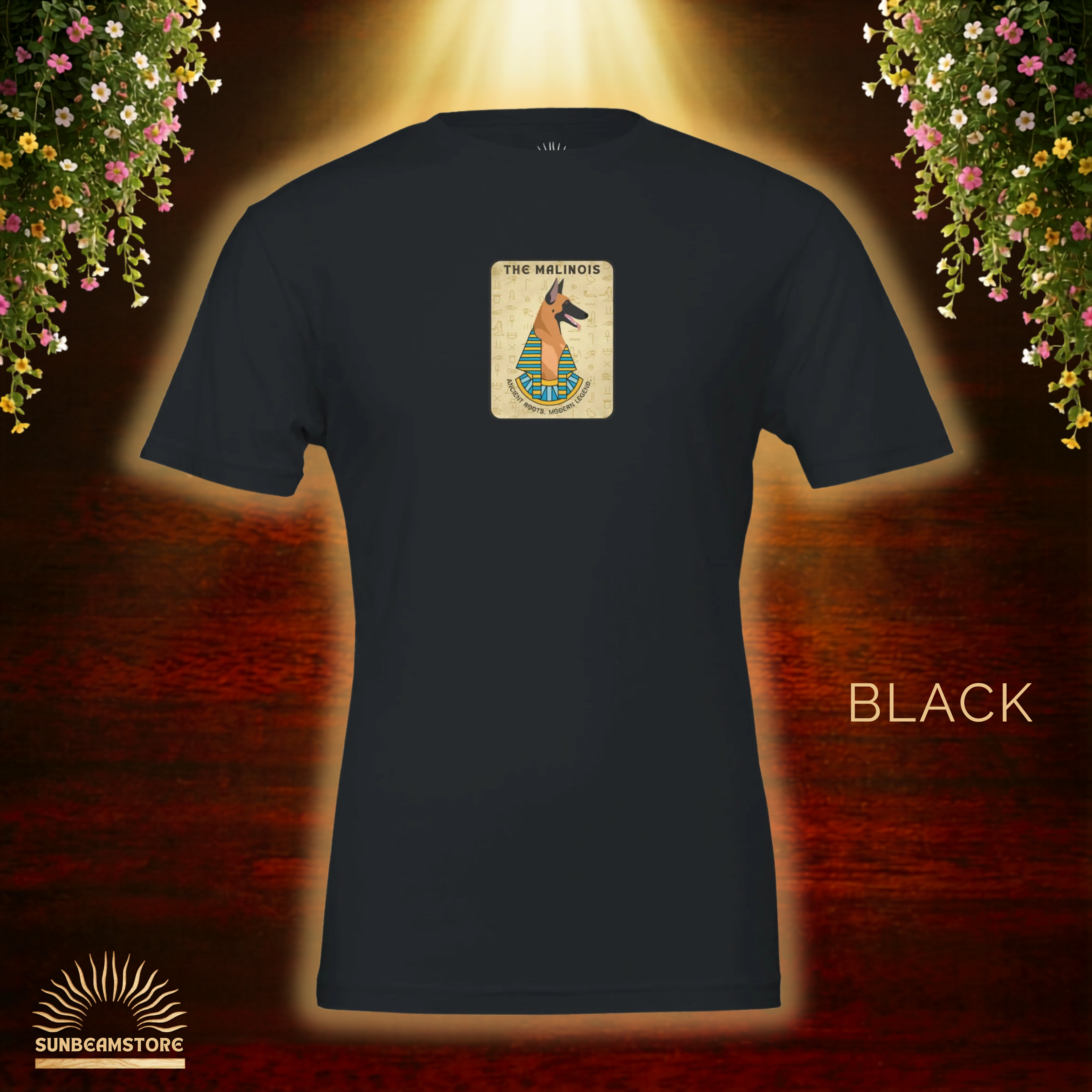 Malinois T-Shirt – Belgischer Schäferhund Shirt, Ancient Roots Modern Legend, K9 Hund Geschenk, Hundesport, Malinois Lover, Working Dog Tee