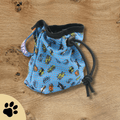 Dog treat Bag - Blue Graffiti - Sunbeamstore