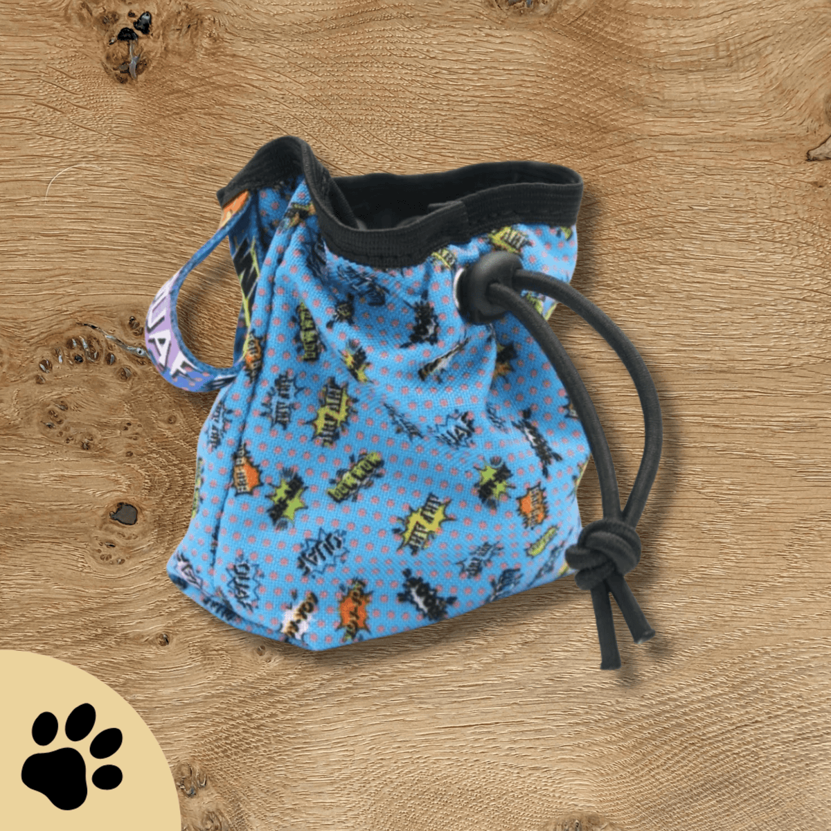 Dog treat Bag - Blue Graffiti - Sunbeamstore