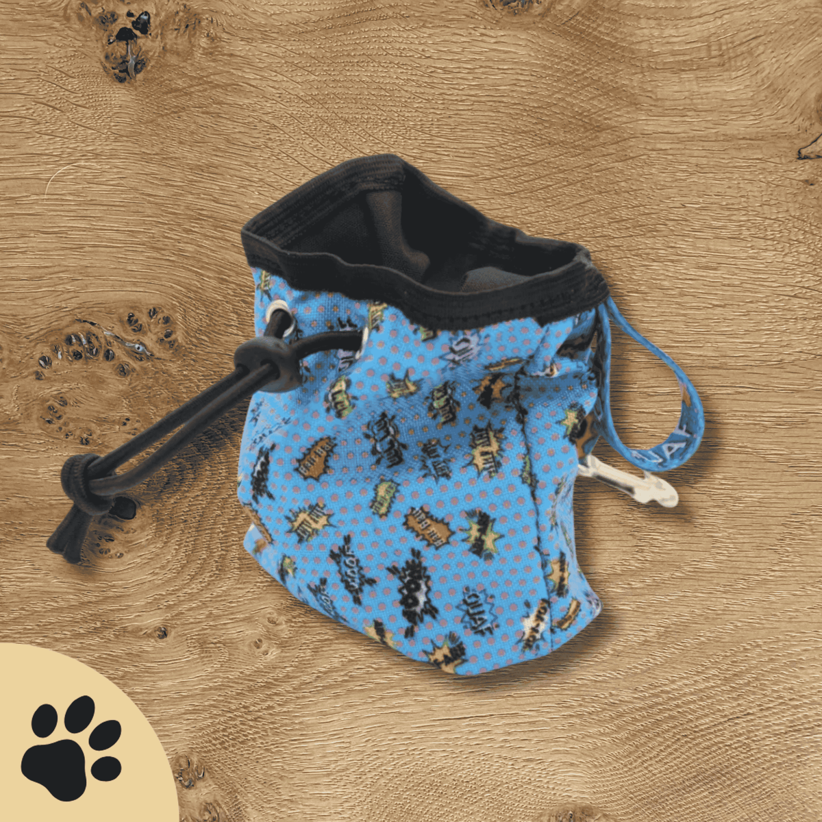 Dog treat Bag - Blue Graffiti - Sunbeamstore