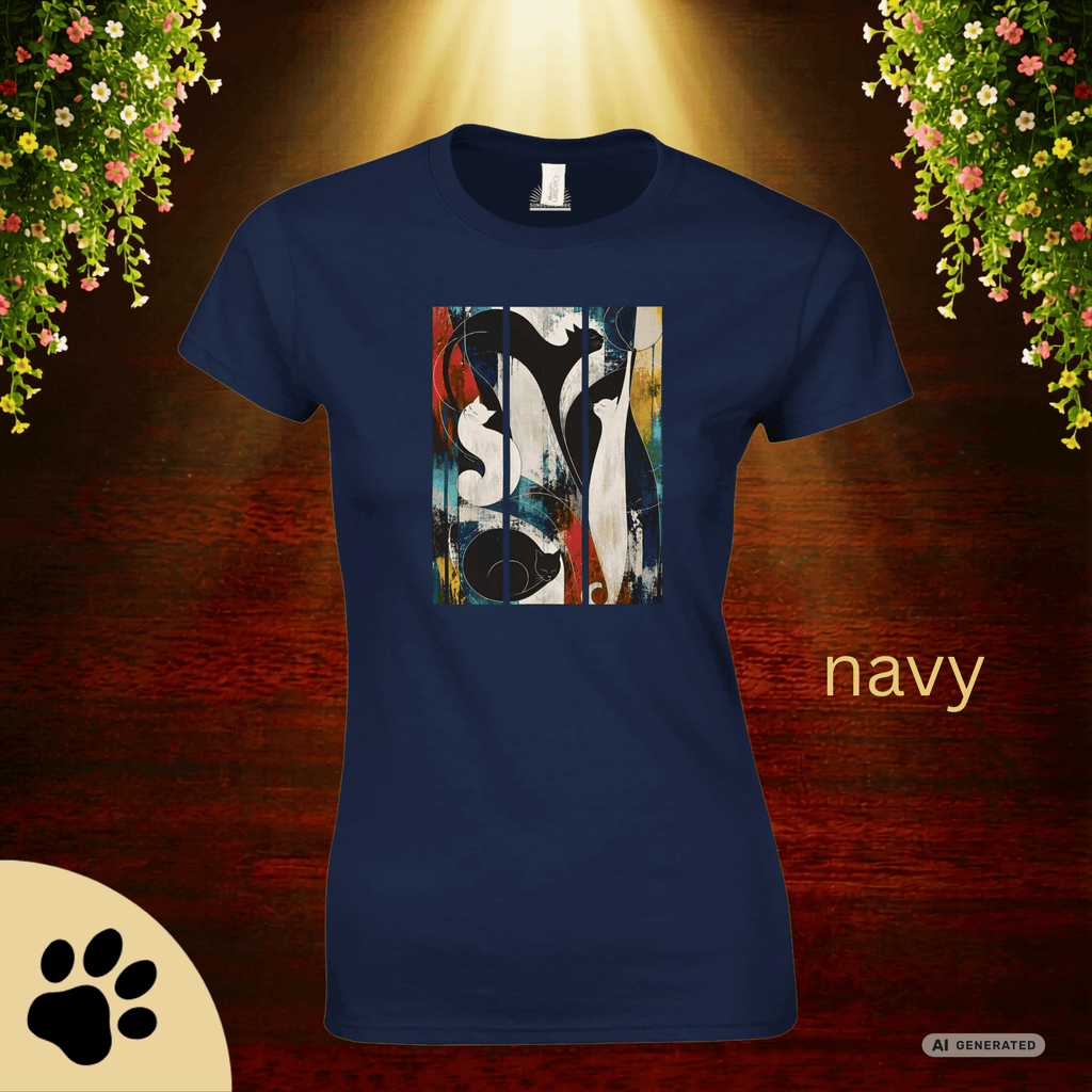 Nocturne for Four Cats – Art Edition T-Shirt - Sunbeamstore