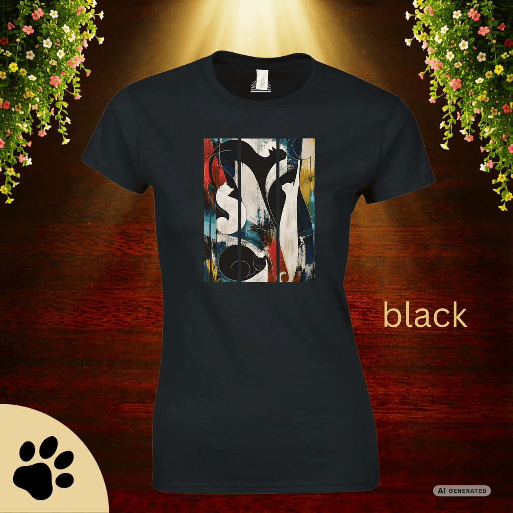 Nocturne for Four Cats – Art Edition T-Shirt - Sunbeamstore