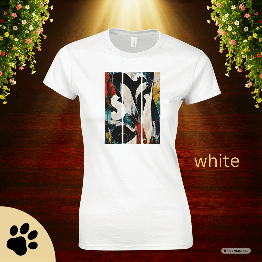 Nocturne for Four Cats – Art Edition T-Shirt - Sunbeamstore