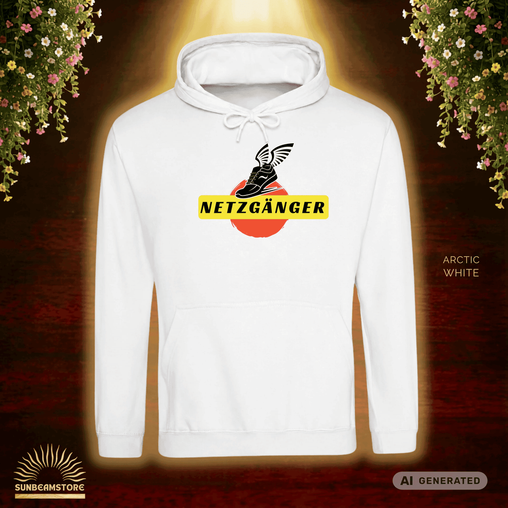 Netzgänger mehrfarbiger Premium Unisex Pullover Hoodie | JustHoods JH001 - Sunbeamstore