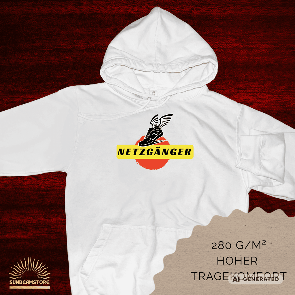Netzgänger mehrfarbiger Premium Unisex Pullover Hoodie | JustHoods JH001 - Sunbeamstore