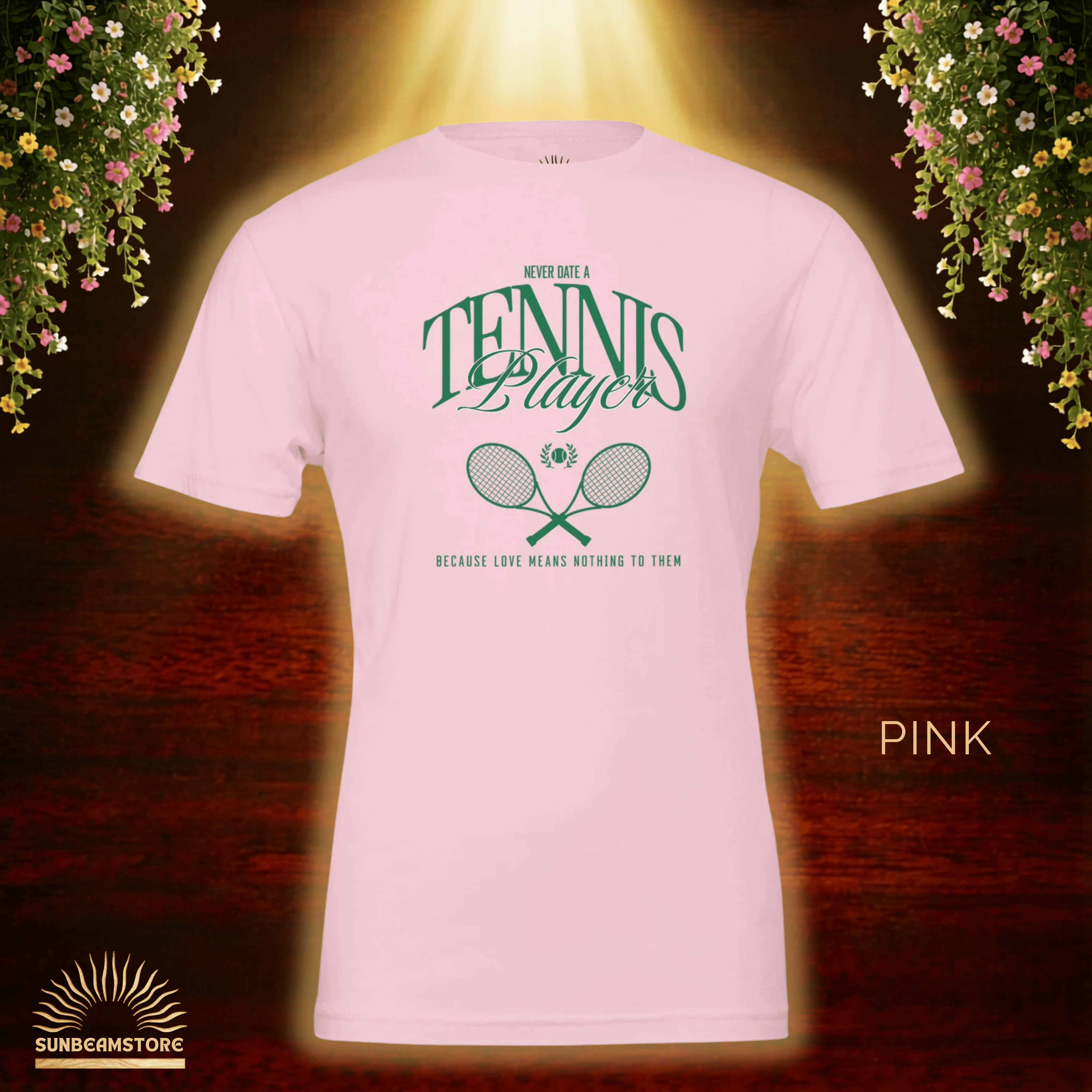 Never Date A Tennis Player T-Shirt – Lustiges Tennis Shirt für Damen & Herren | Bella+Canvas 3001 Premium Unisex Crewneck T-shirt | - Sunbeamstore