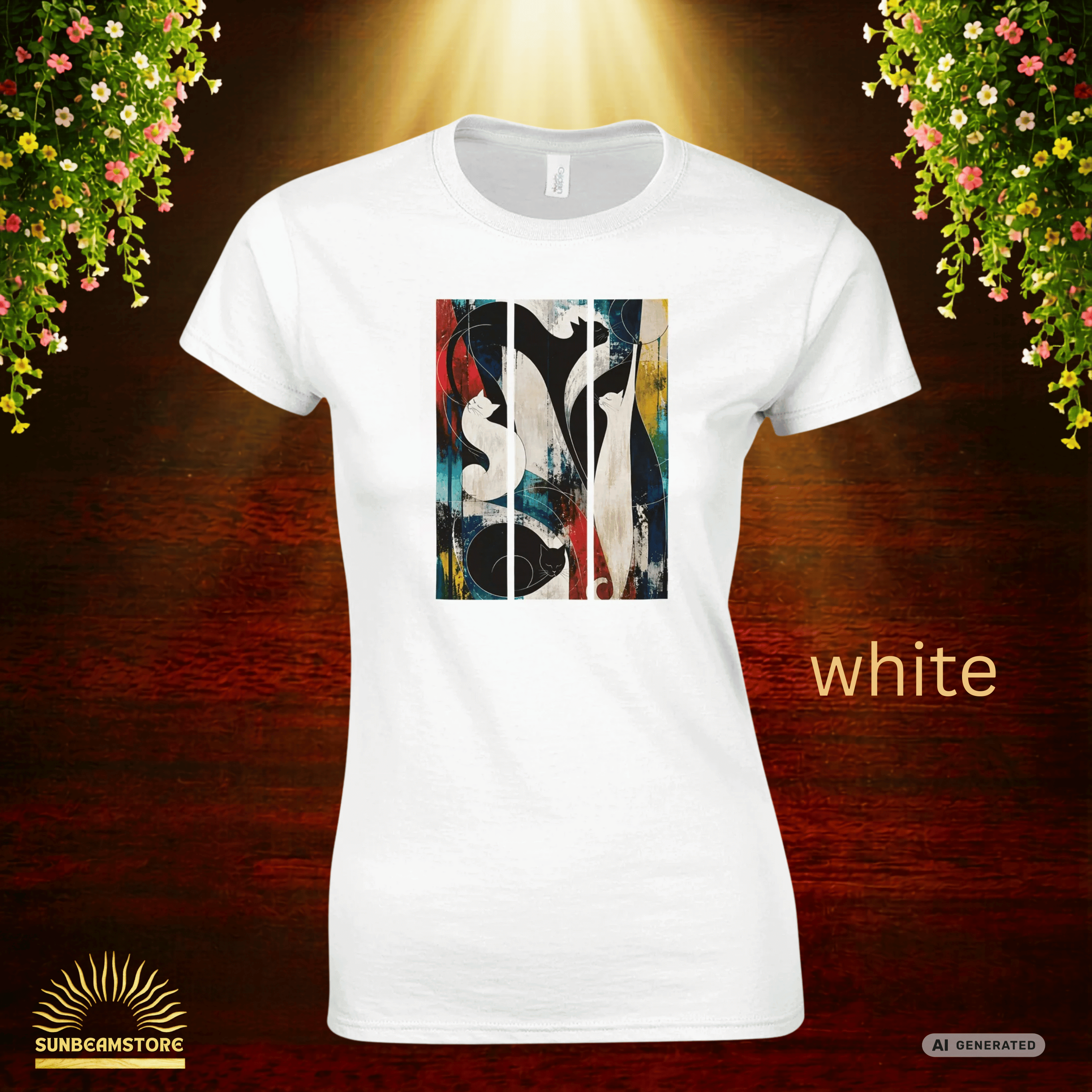 Nocturne for Four Cats – Art Edition T-Shirt