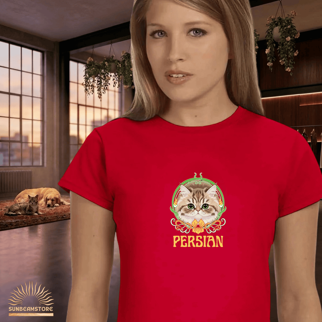 Persian Cat Shirt    Classic Womens Crewneck T-shirt | Gildan® 64000L