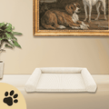 Carré Memory Foam Hundematratze – Vanilla Beige, XL - Sunbeamstore