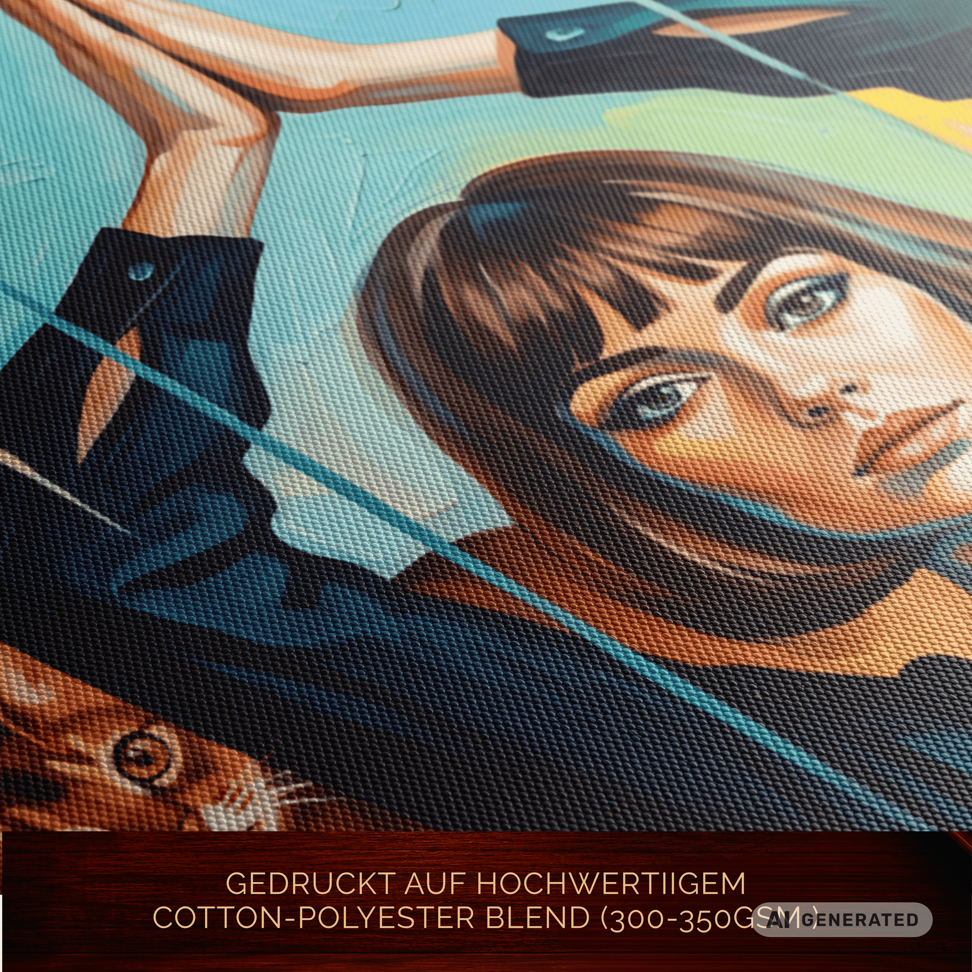 The Quiet Queens – Modernes Katzenbild auf Leinwand 70 x 100 cm | Elegante Wandkunst für Katzenliebhaber I Canvas 70x100 cm / 28x40″ - Sunbeamstore