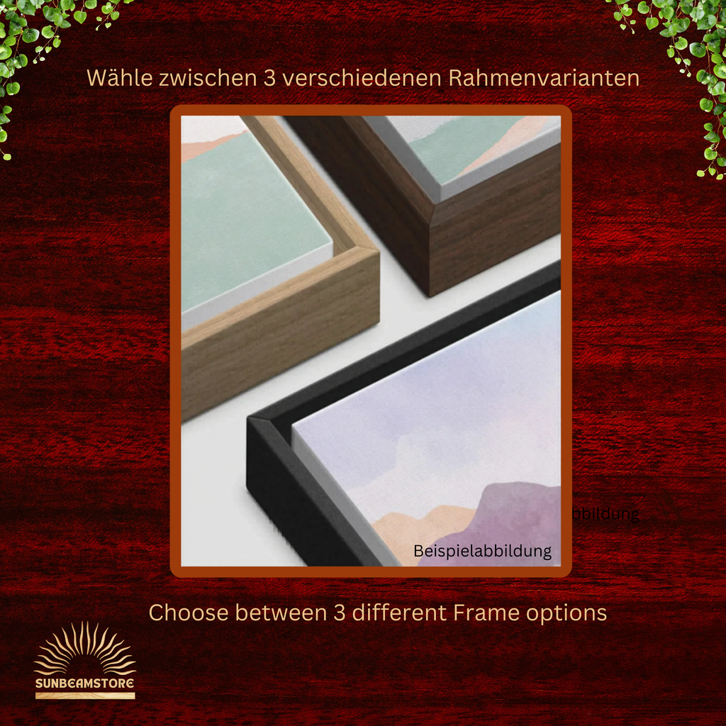 Traumküsten Serie Part I – Mediterrane Küstenlandschaft auf Leinwand | Holzrahmen Wandbild für Balkon & Terrasse | Urlaubsfeeling für Zuhause