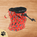 Dog treat Bag - Red Graffiti - Sunbeamstore