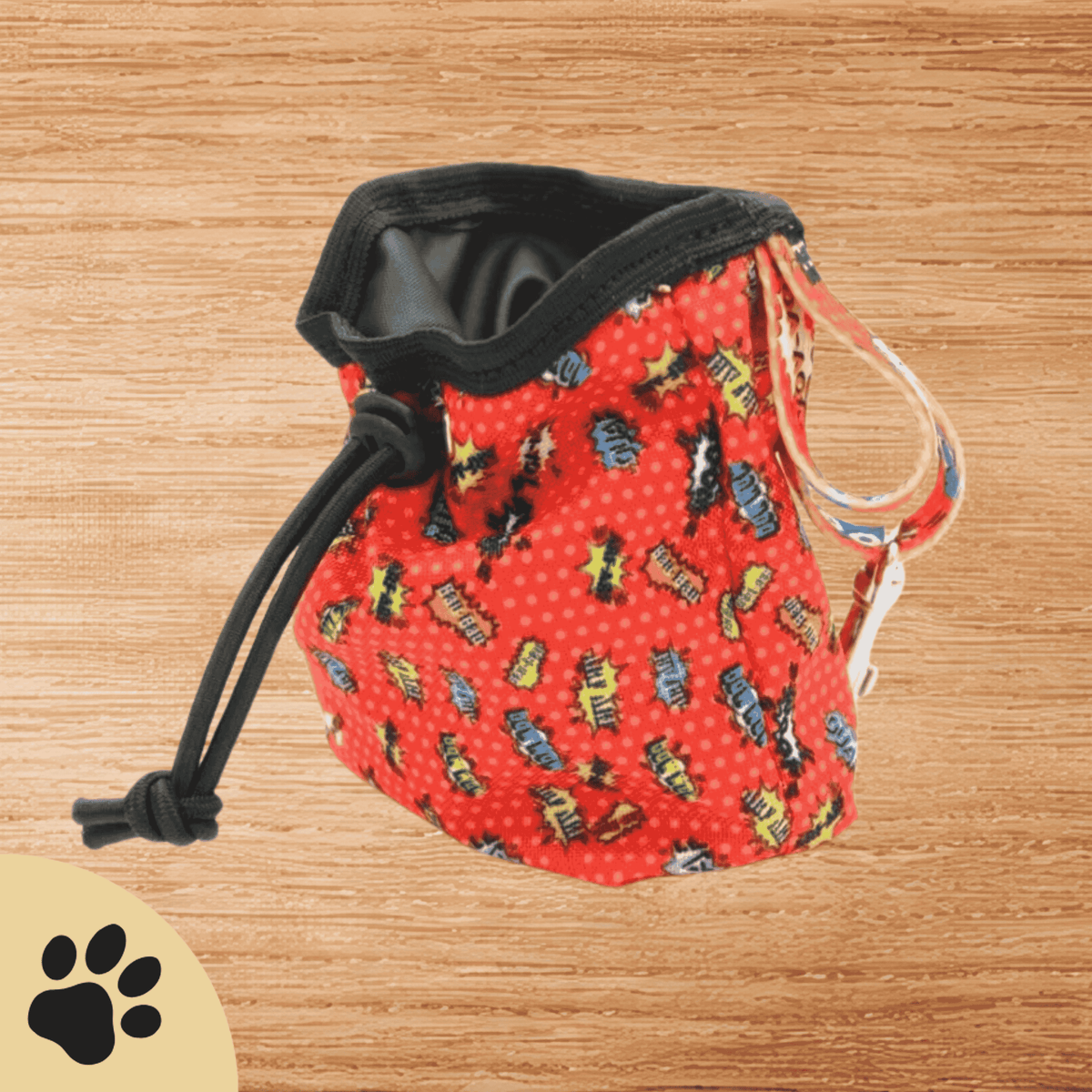 Dog treat Bag - Red Graffiti - Sunbeamstore