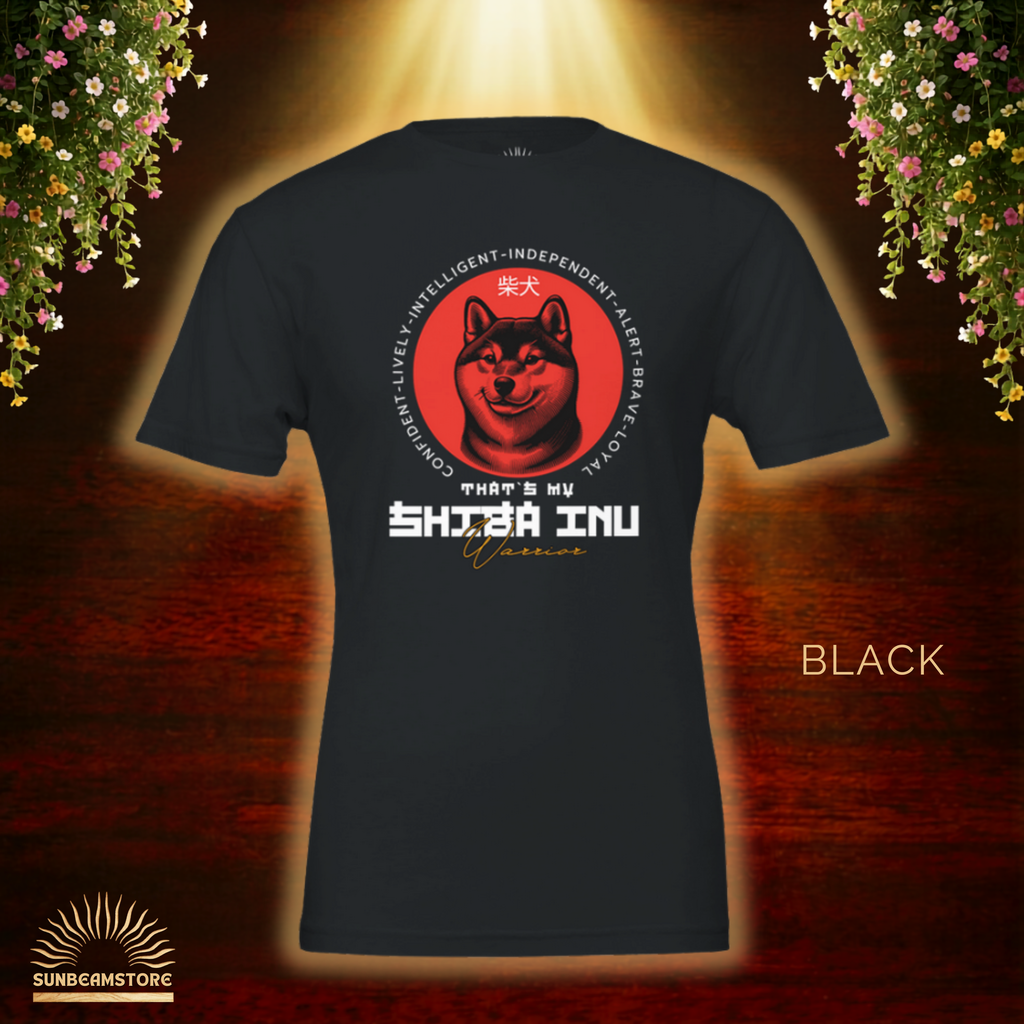 Shiba Inu T-Shirt – „That’s My Shiba Inu Warrior“ Cool Dog Shirt Unisex