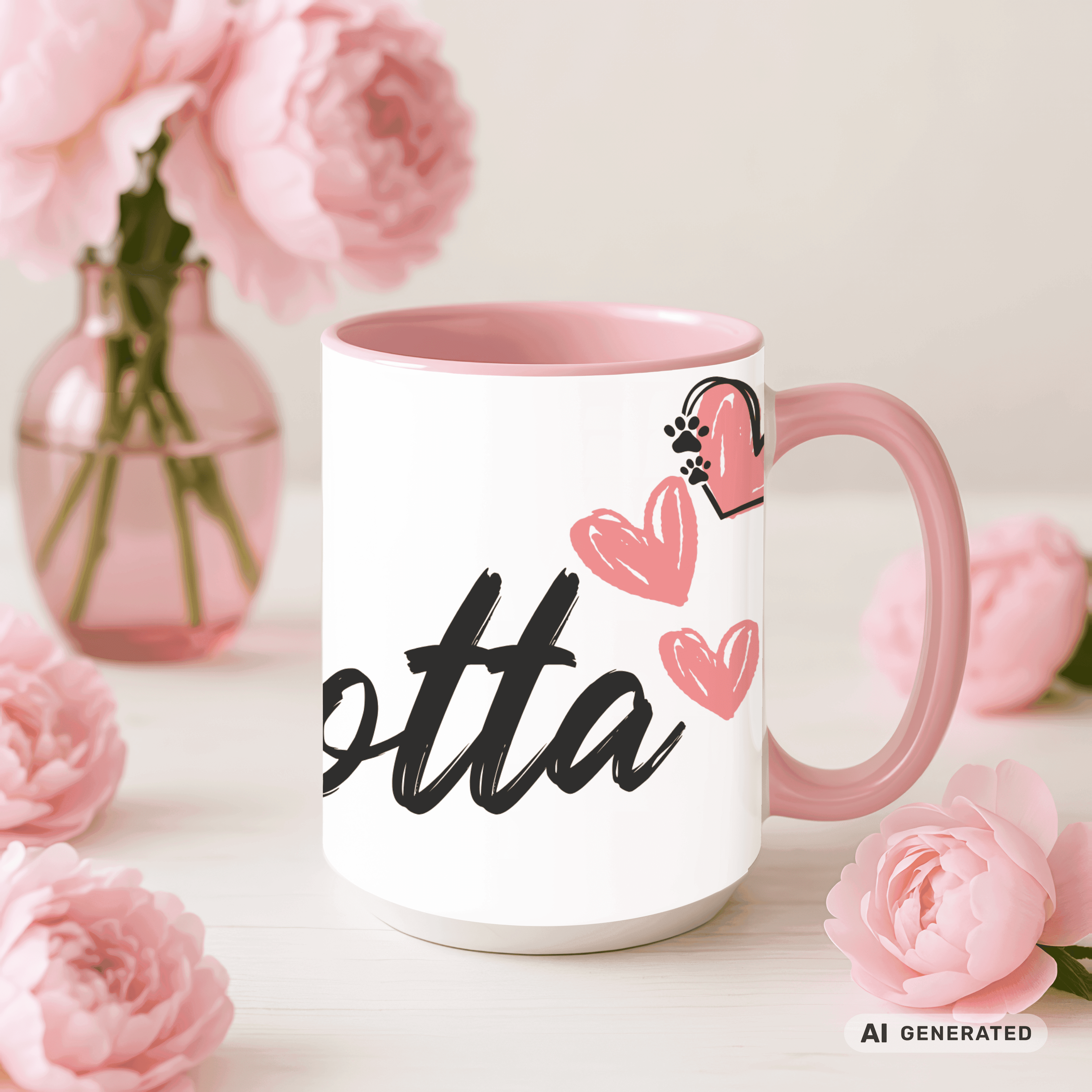 Personalisierte Schnauzer Tasse 11oz – Aquarell Hundemotiv mit Namen | Geschenk für Schnauzer Besitzer | Keramiktasse mit Farbwahl - Sunbeamstore