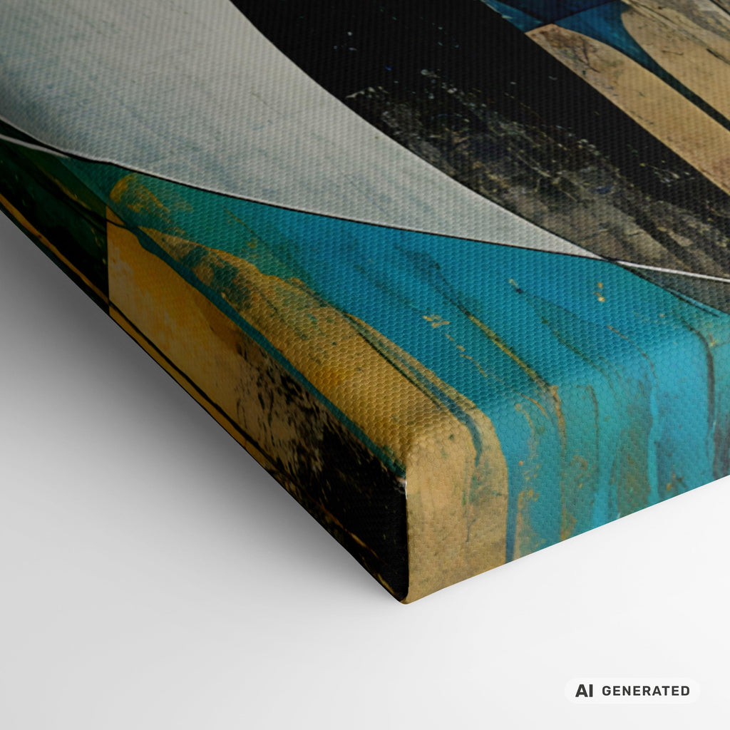 Modernes Katzenbild auf Leinwand 70x100 cm – Sentinels of Silence I Canvas 70x100 cm / 28x40″ - Sunbeamstore