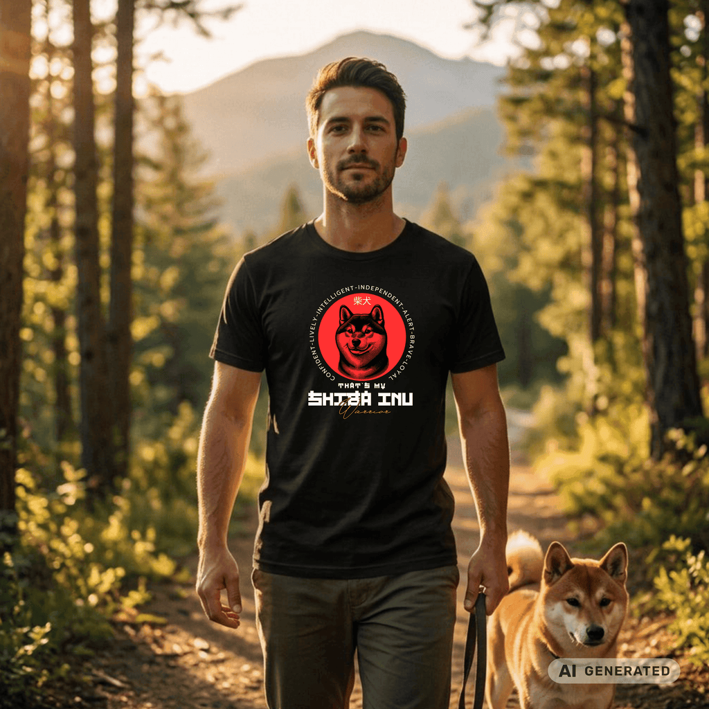 Shiba Inu T-Shirt – „That’s My Shiba Inu Warrior“ Cool Dog Shirt Unisex - Sunbeamstore