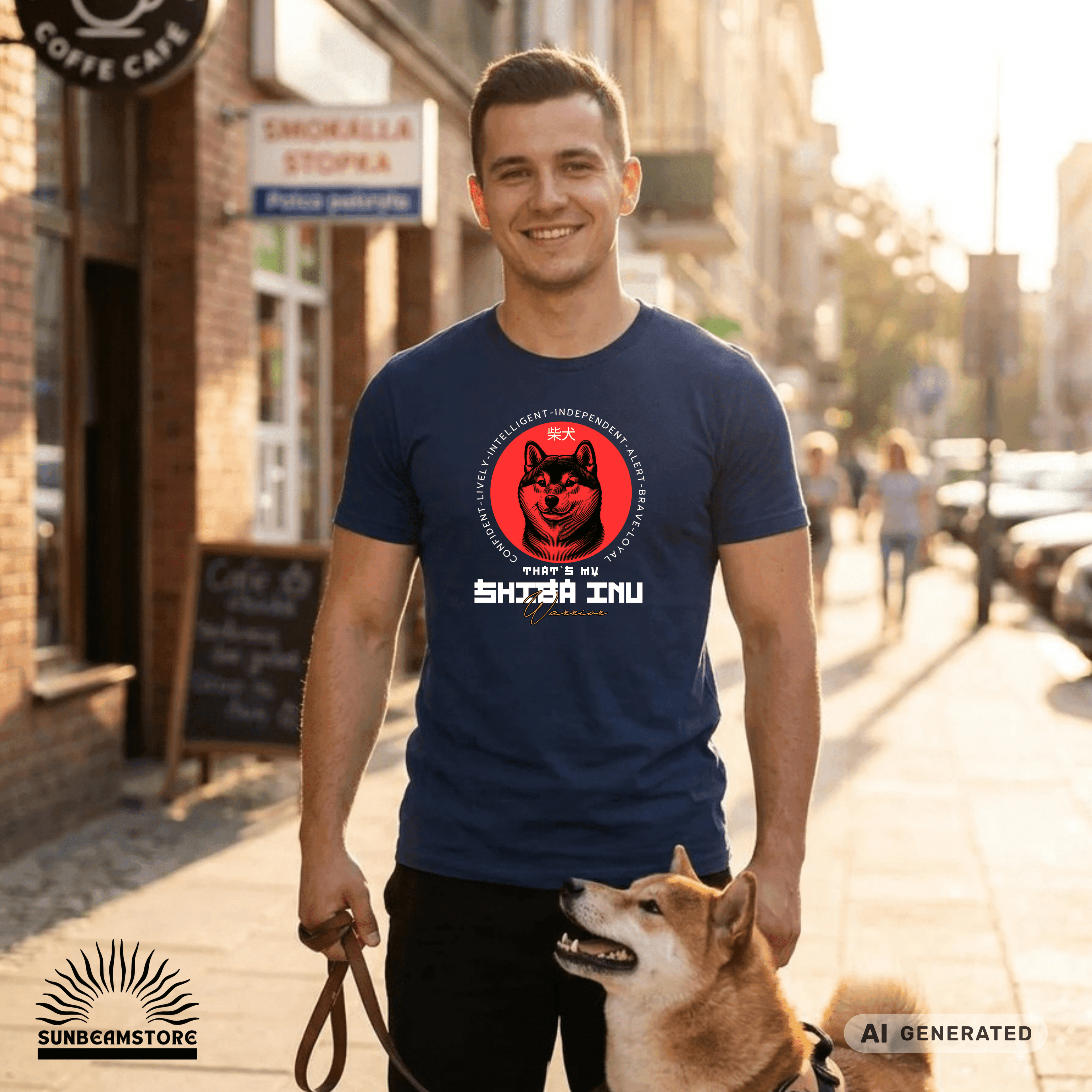 Shiba Inu T-Shirt – „That’s My Shiba Inu Warrior“ Cool Dog Shirt Unisex - Sunbeamstore