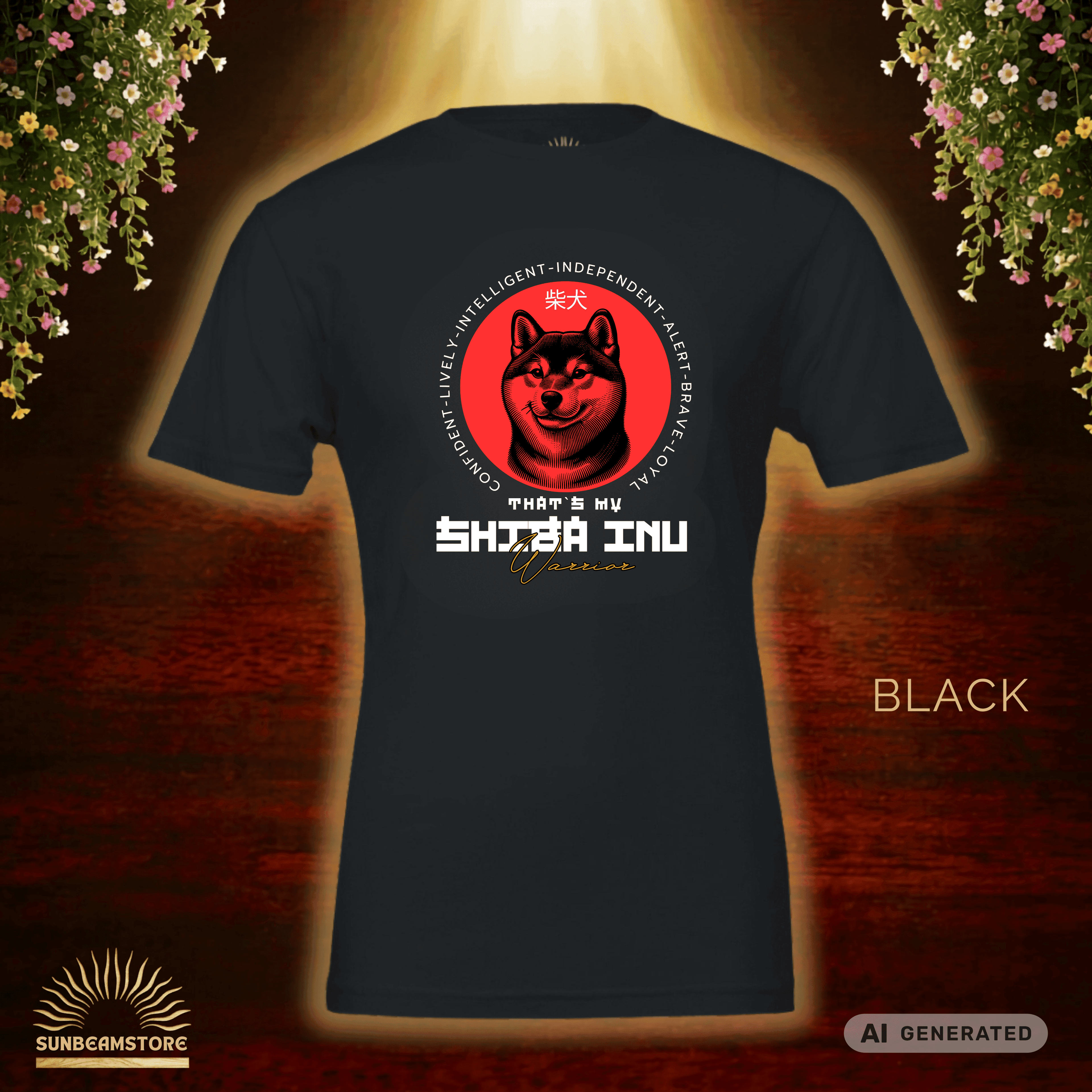 Shiba Inu T-Shirt – „That’s My Shiba Inu Warrior“ Cool Dog Shirt Unisex - Sunbeamstore