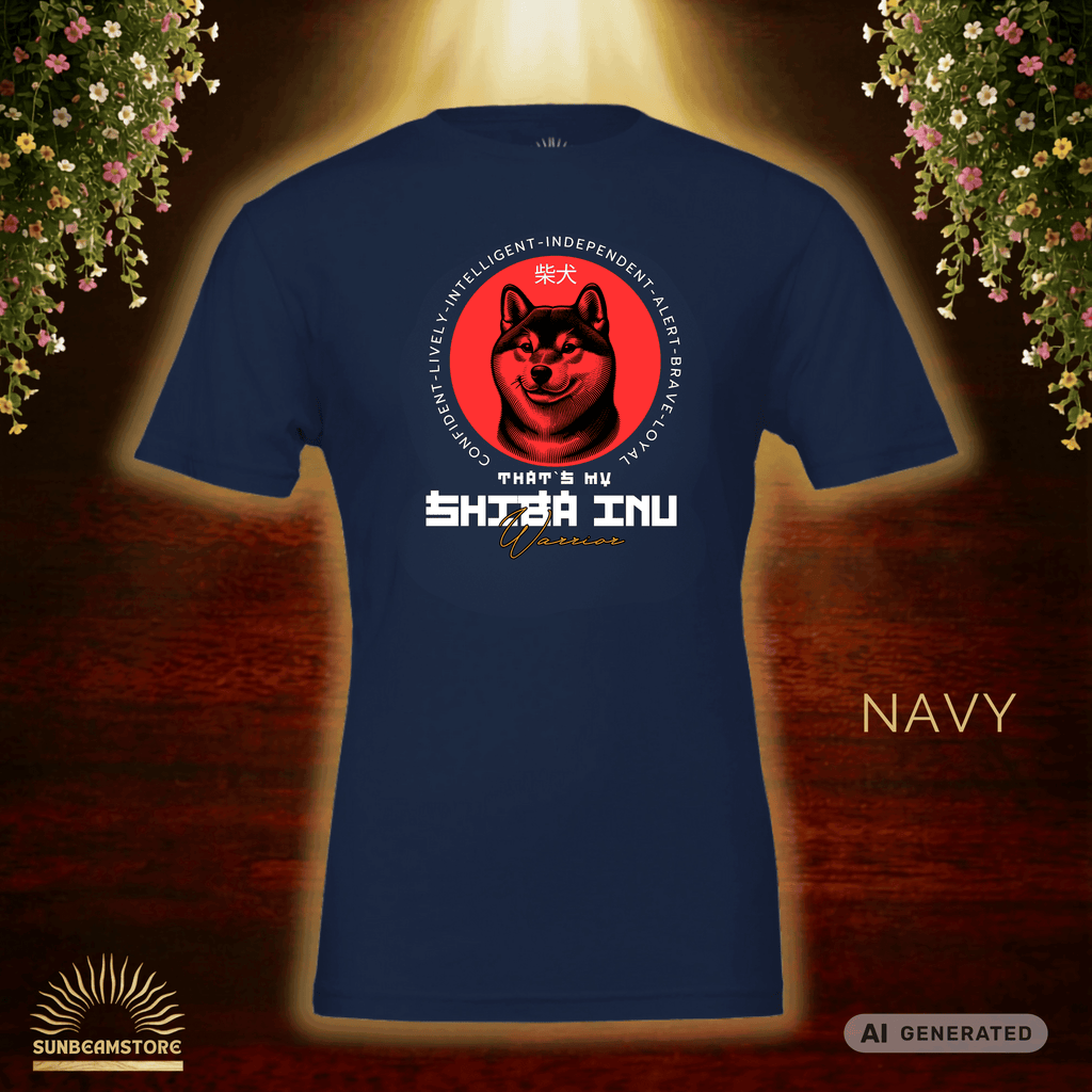 Shiba Inu T-Shirt – „That’s My Shiba Inu Warrior“ Cool Dog Shirt Unisex - Sunbeamstore