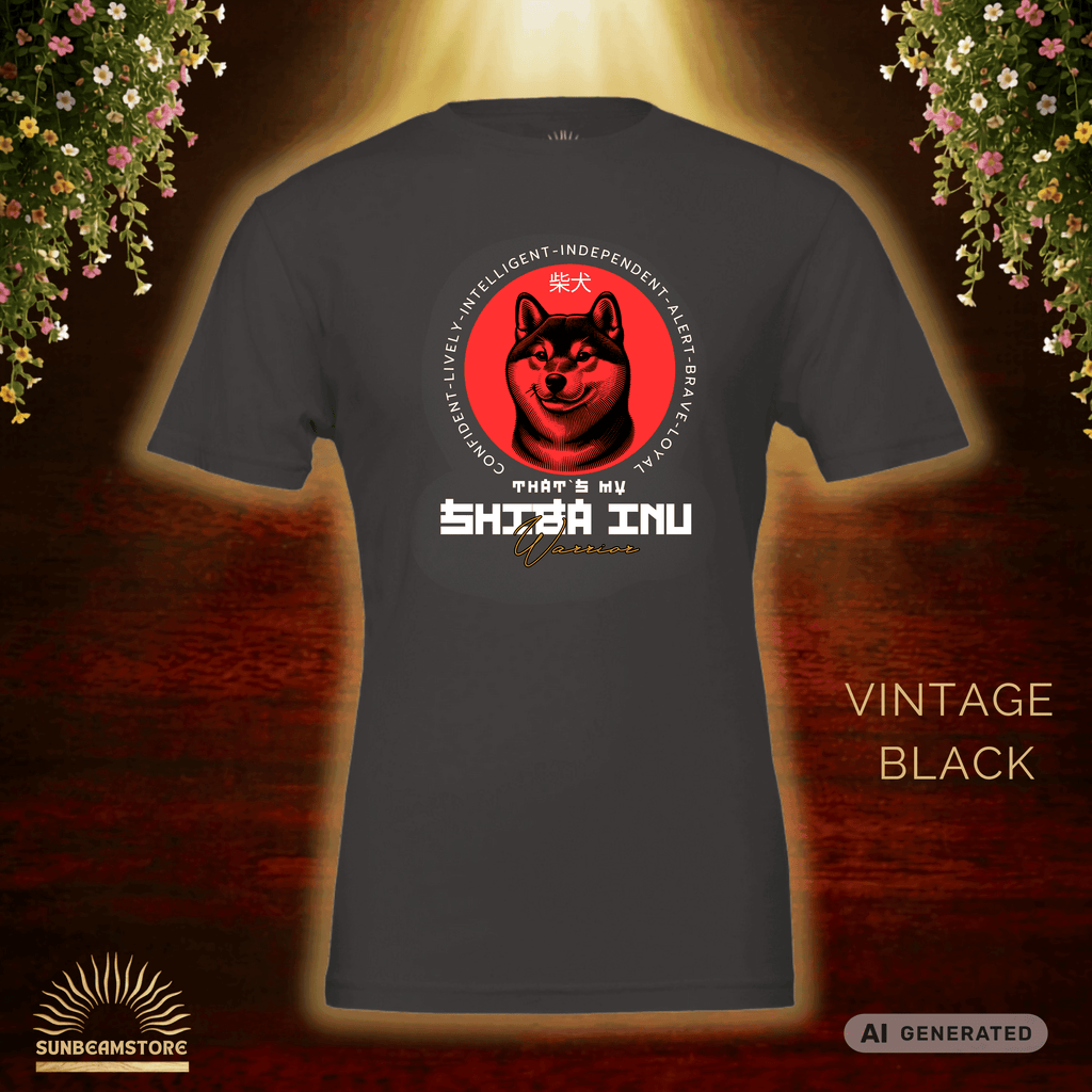 Shiba Inu T-Shirt – „That’s My Shiba Inu Warrior“ Cool Dog Shirt Unisex - Sunbeamstore