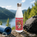 🐱💧 Katzen Trinkflasche "Sip, Purr, Repeat" | Isolierflasche 500 ml | Lustiges Geschenk für Katzenliebhaber - Sunbeamstore