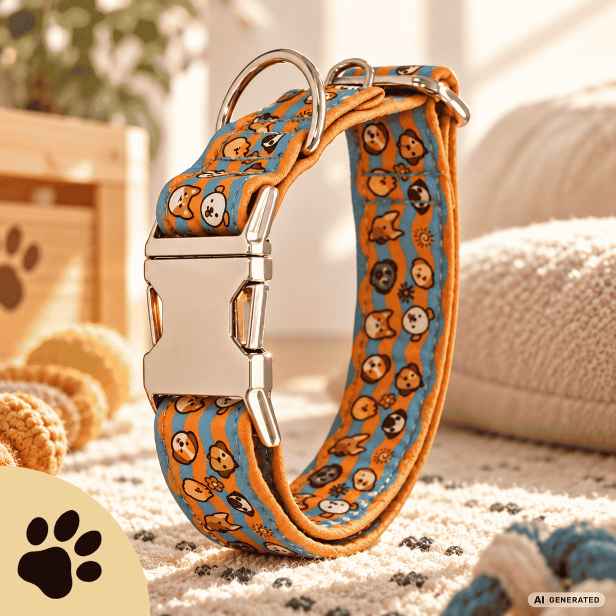 Sunny Dogs - Hundehalsband mit fröhlichem Hundedesign - Sunbeamstore