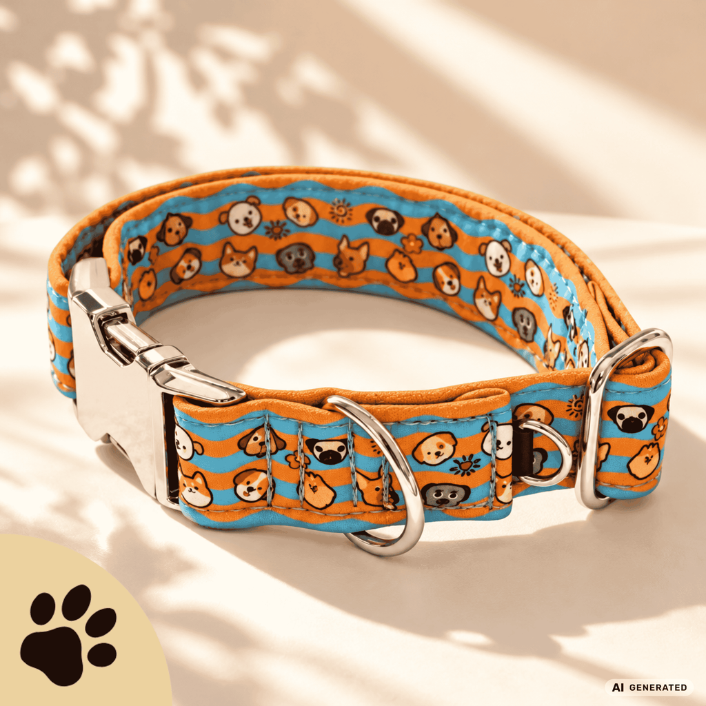Sunny Dogs - Hundehalsband mit fröhlichem Hundedesign - Sunbeamstore