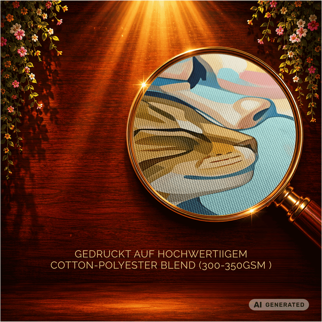 Trust – Modernes Katzenbild auf Leinwand 70 x 100 cm | Emotionale Wandkunst für KatzenliebhaberCanvas 70x100 cm / 28x40″ - Sunbeamstore