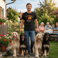 Afghanischer Windhund T-Shirt – Gods of Speed Series Part 2- Silken Fur, Steel Speed and a Heart Full of Soul | Elegantes Afghan Hound Motiv für Windhund-Liebhaber | Unisex Premium T-Shirt Bella + Canvas 3001