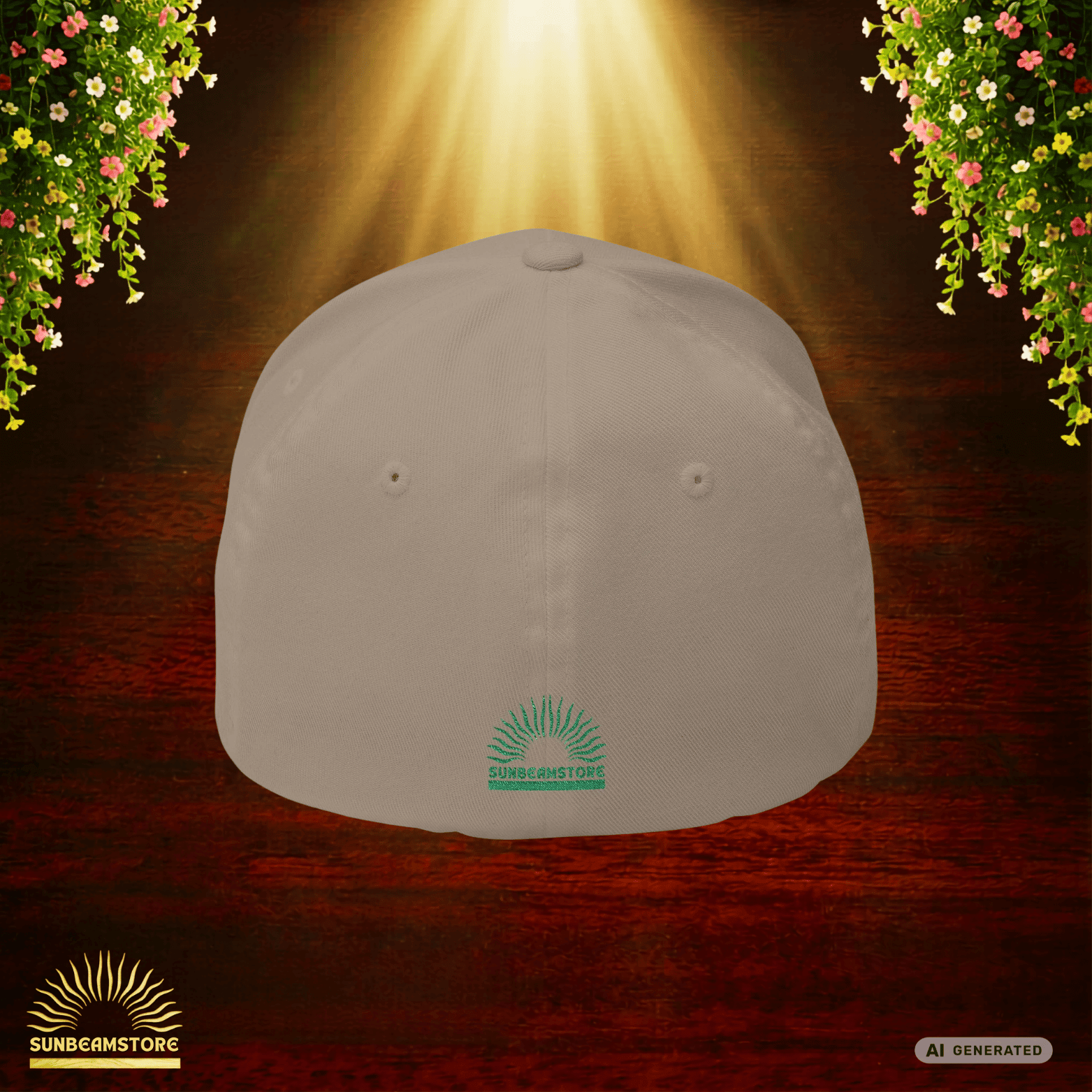 Bestickte Tennis Cap "There's Nothing Like Tennis" – Flexfit Baseball Cap mit hochwertiger Stickerei - Sunbeamstore