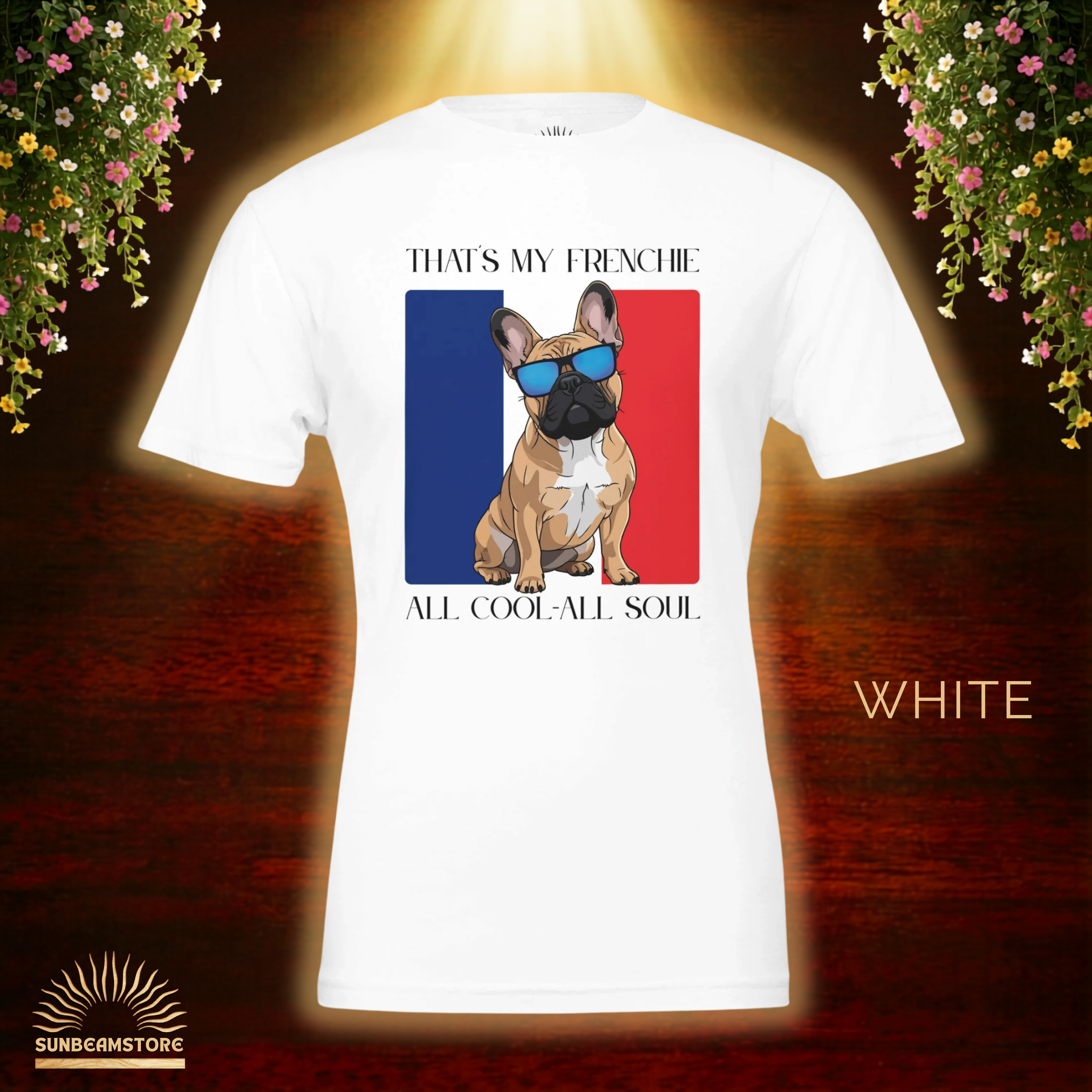 Französische Bulldogge T-Shirt – „That’s My Frenchie“ Cool Dog Shirt   Premium Unisex Crewneck T-shirt | Bella + Canvas 3001