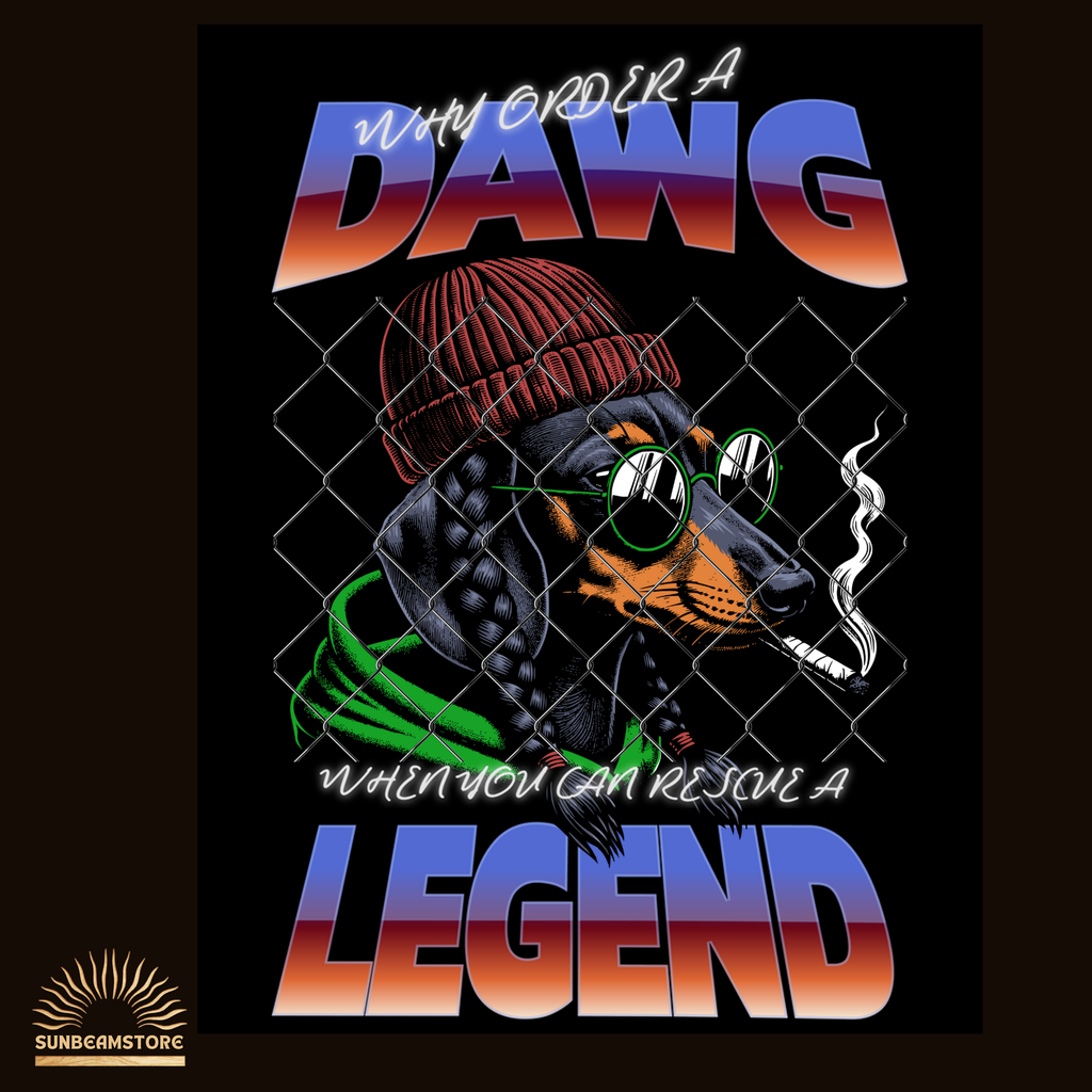 Rescue a Legend Shirt – Adopt Don’t Shop T-Shirt, Mischlingshund Geschenk, Tierheim Hund Shirt, Hundeliebhaber Streetwear
