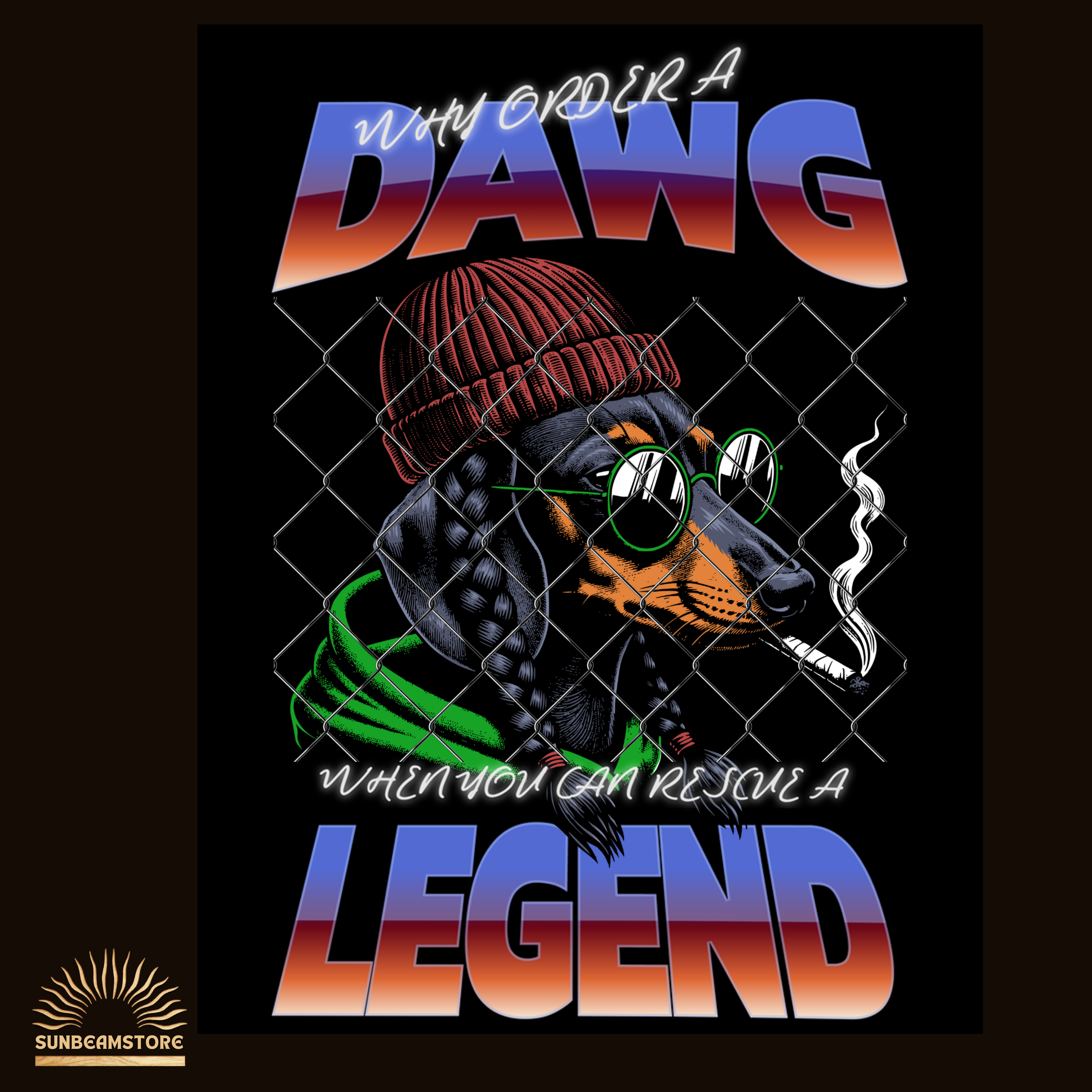 Rescue a Legend Shirt – Adopt Don’t Shop T-Shirt, Mischlingshund Geschenk, Tierheim Hund Shirt, Hundeliebhaber Streetwear