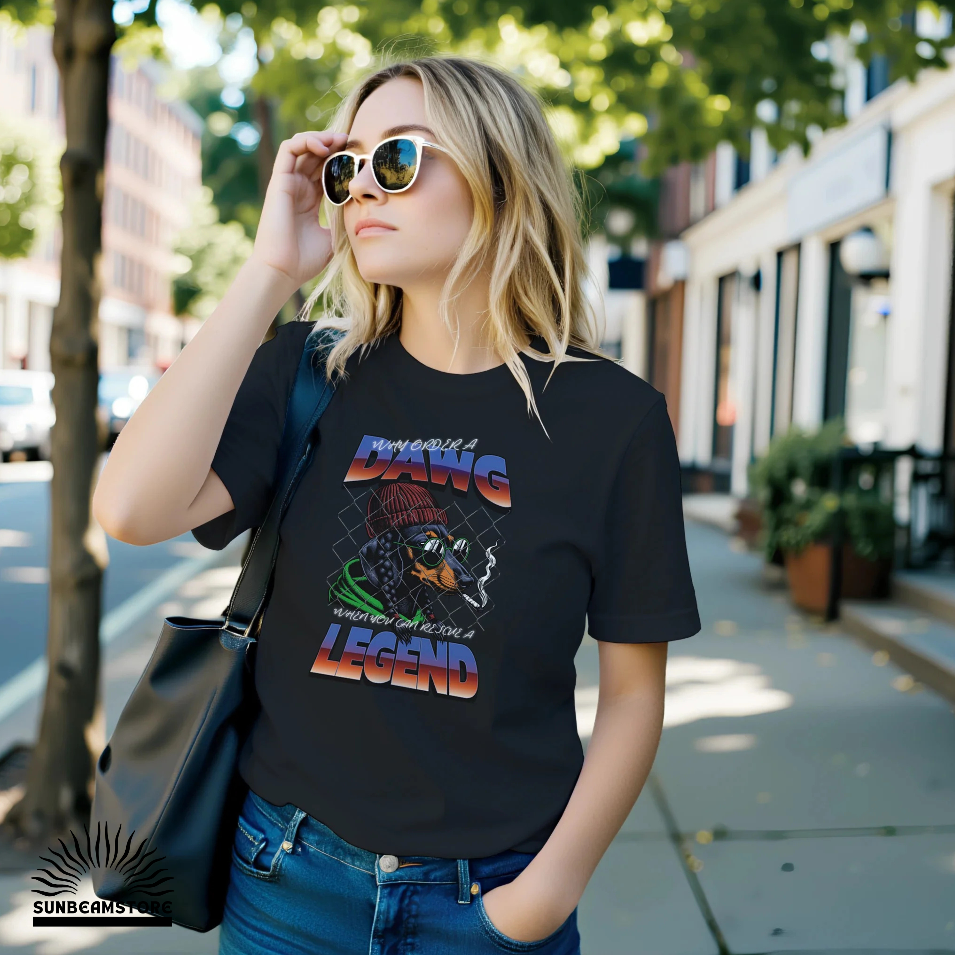 Rescue a Legend Shirt – Adopt Don’t Shop T-Shirt, Mischlingshund Geschenk, Tierheim Hund Shirt, Hundeliebhaber Streetwear