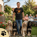 Afghanischer Windhund T-Shirt – Gods of Speed Series Part 2 T-Shirt- Silken Fur, Steel Speed and a Heart Full of Soul - Sunbeamstore