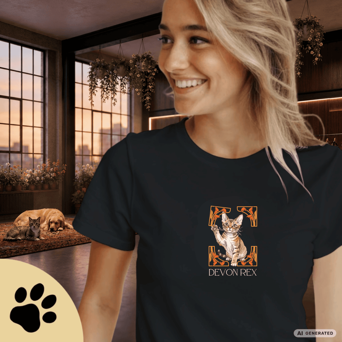 American Cocker Spaniel Premium Unisex Crewneck T-shirt | Bella + Canvas 3001 - Sunbeamstore