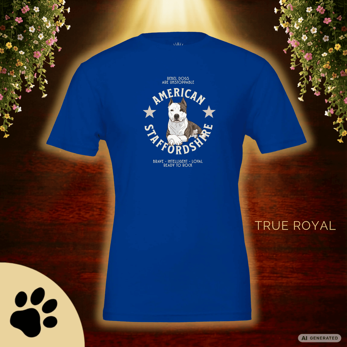 American Staffordshire Terrier T-Shirt – AmStaff Shirt für Hundeliebhaber | Strong Dog Lover Tee Unisex - Sunbeamstore