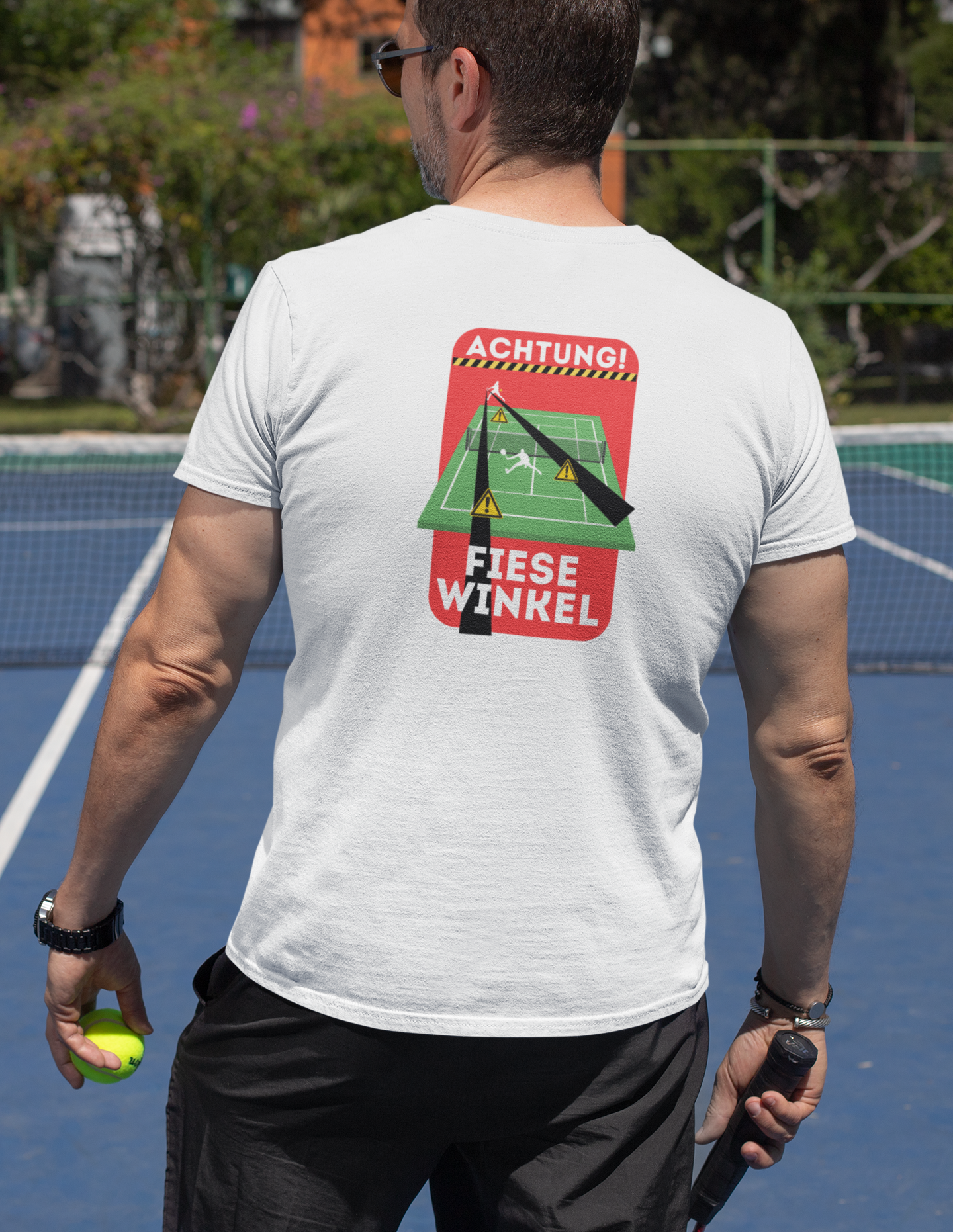 Fiese Winkel Tennis Fun Premium Unisex Crewneck T-shirt | Bella + Canvas 3001