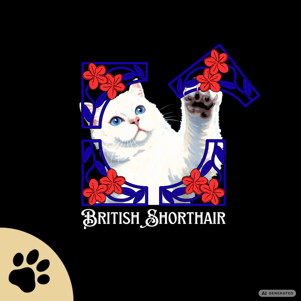 British Shorthair Katzen T-Shirt Damen | BKH Shirt | Cat Lover Shirt | Geschenk für Katzenliebhaber | British Shorthair Cat Shirt - Sunbeamstore
