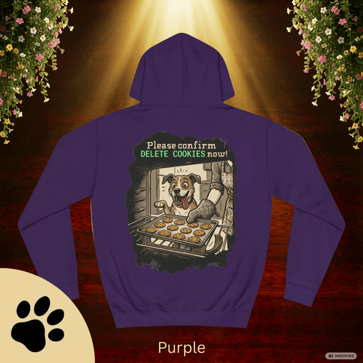 Cookie Thief.exe – Humorvoller Hunde-Hoodie - Sunbeamstore