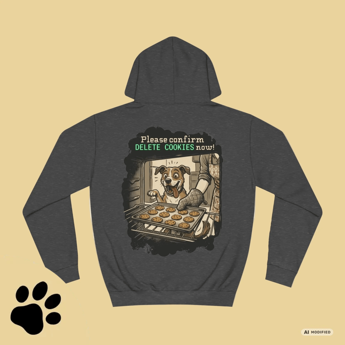 Cookie Thief.exe – Humorvoller Hunde-Hoodie - Sunbeamstore