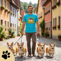 Corgi T-Shirt „My Favourite Boyband Grooves“ – Lustiges Hunde Shirt – Geschenk für Corgi Liebhaber – Premium Unisex Crewneck T-shirt | Bella + Canvas 3001 - Sunbeamstore