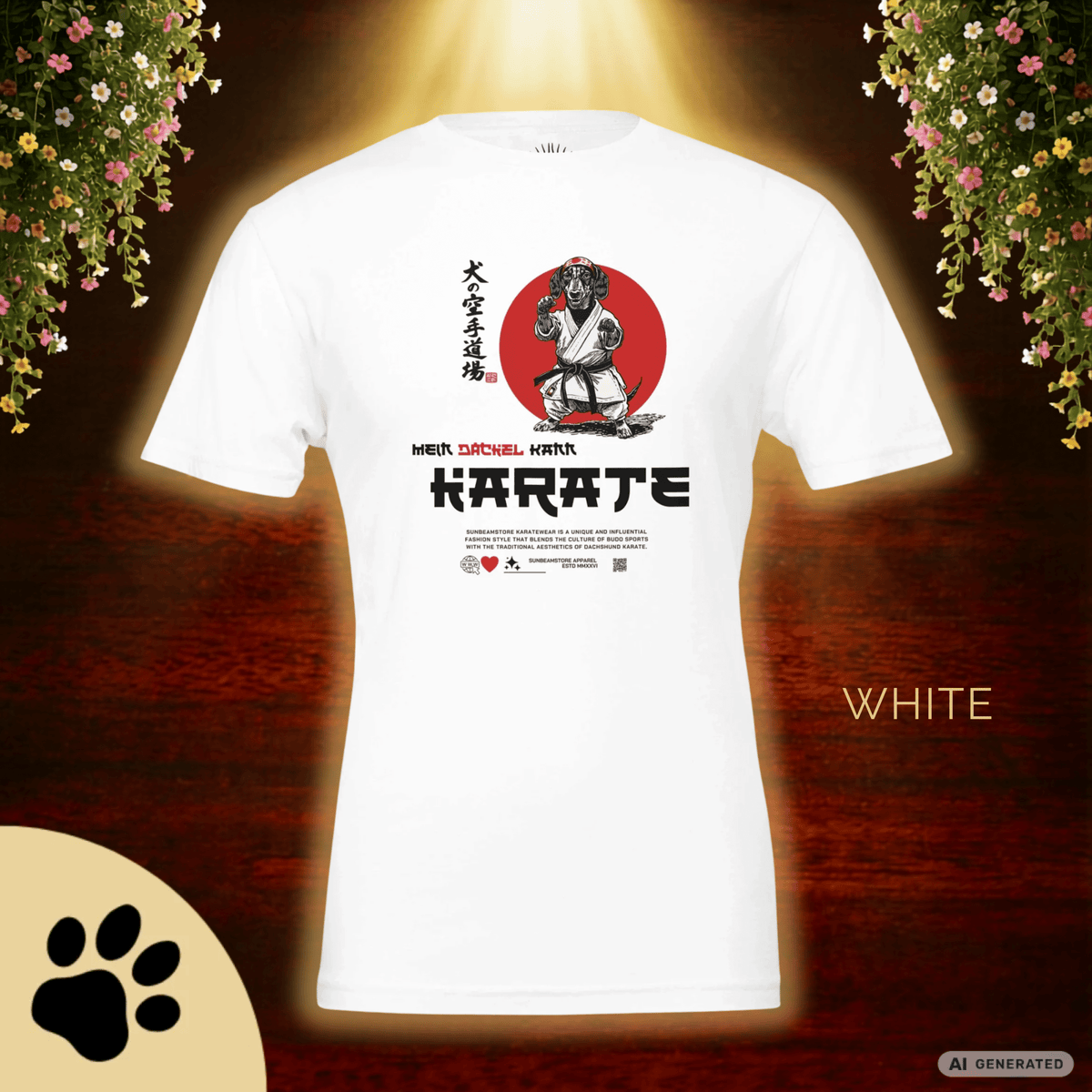 Dackel Karate T-Shirt – Lustiges Hundeshirt für Dackel Fans | Funny Dachshund Shirt Premium Unisex Crewneck T-shirt | Bella + Canvas 3001 - Sunbeamstore