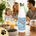 Edelstahl Trinkflasche Katze 500 ml – Purrfectly Hydrated | Süße Katzen Isolierflasche | Wiederverwendbare Wasserflasche | Geschenk für Katzenliebhaber - Sunbeamstore