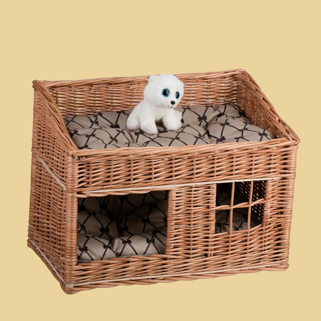 Estrella Wicker Cat House - Sunbeamstore